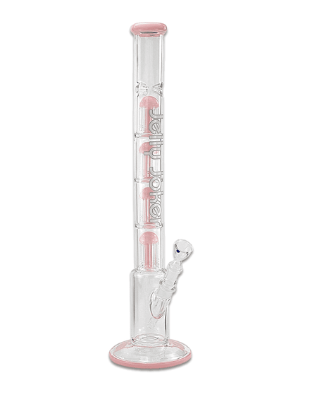 Jelly Joker Bong Pink Poppet 58 cm mit pinken Details