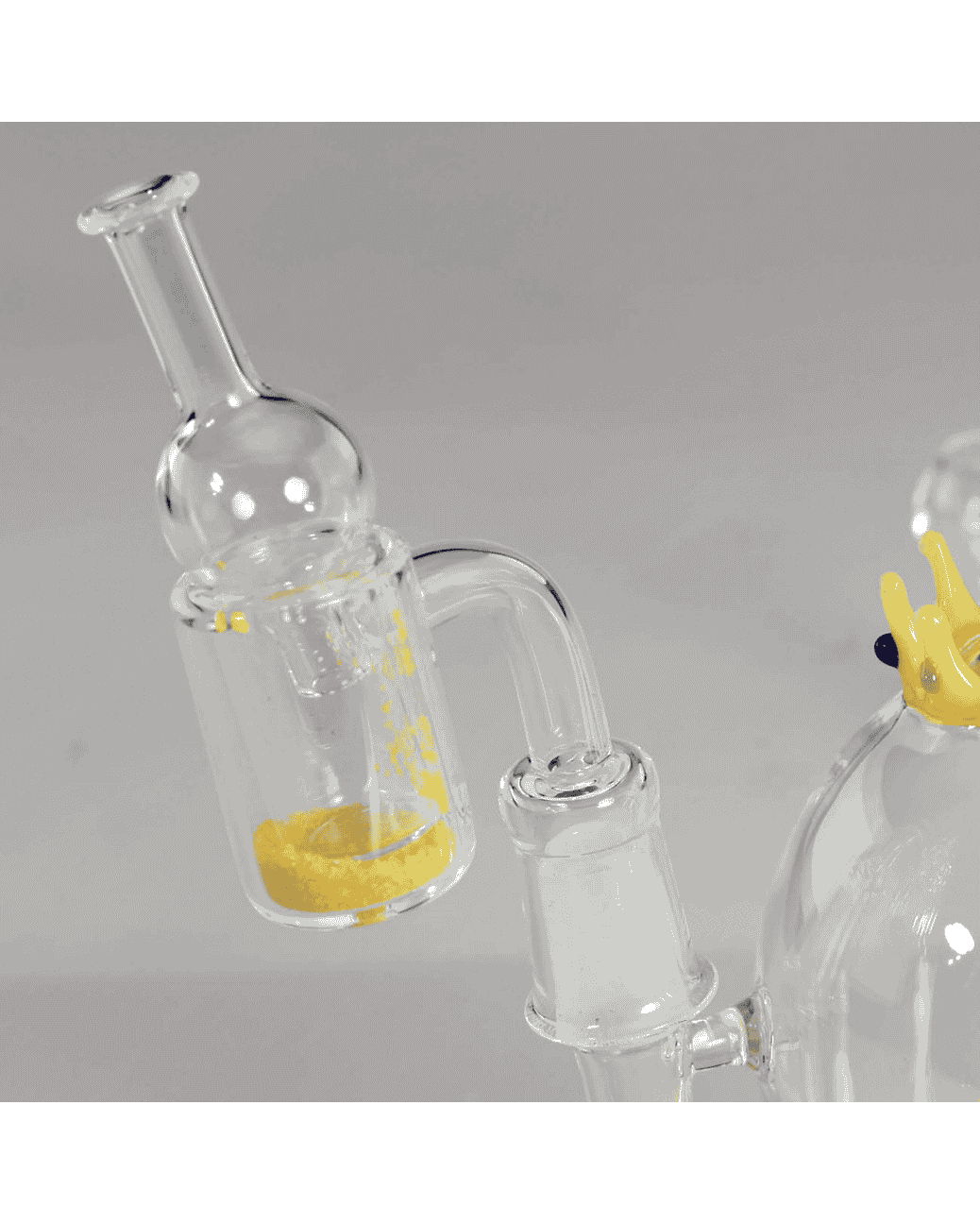 Niedliche Dab Rig mit integriertem Küken-Perkolator für sanften Rauchgenuss