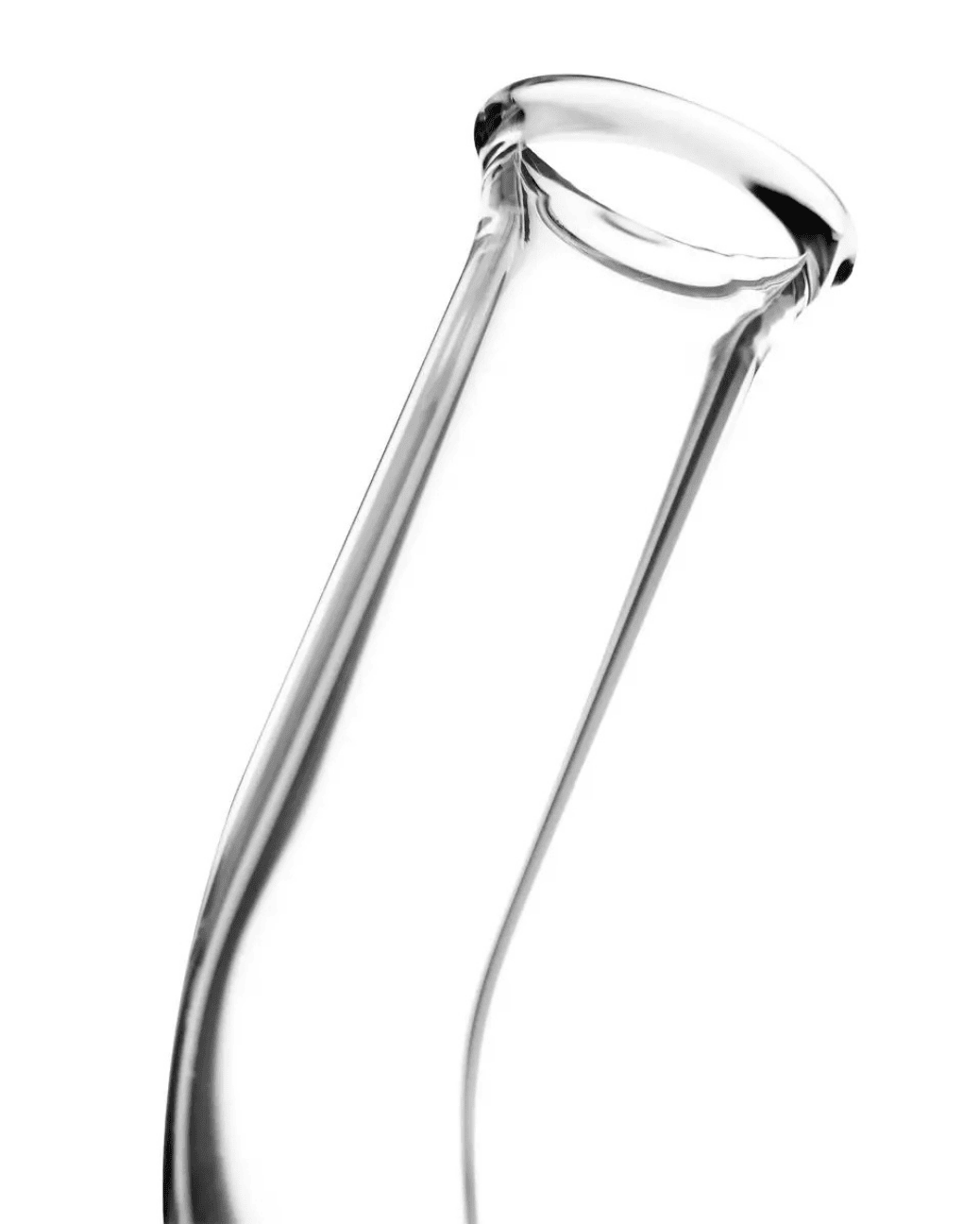 Kleine Heisenberg Bong ohne Kickloch mit integriertem Chillum