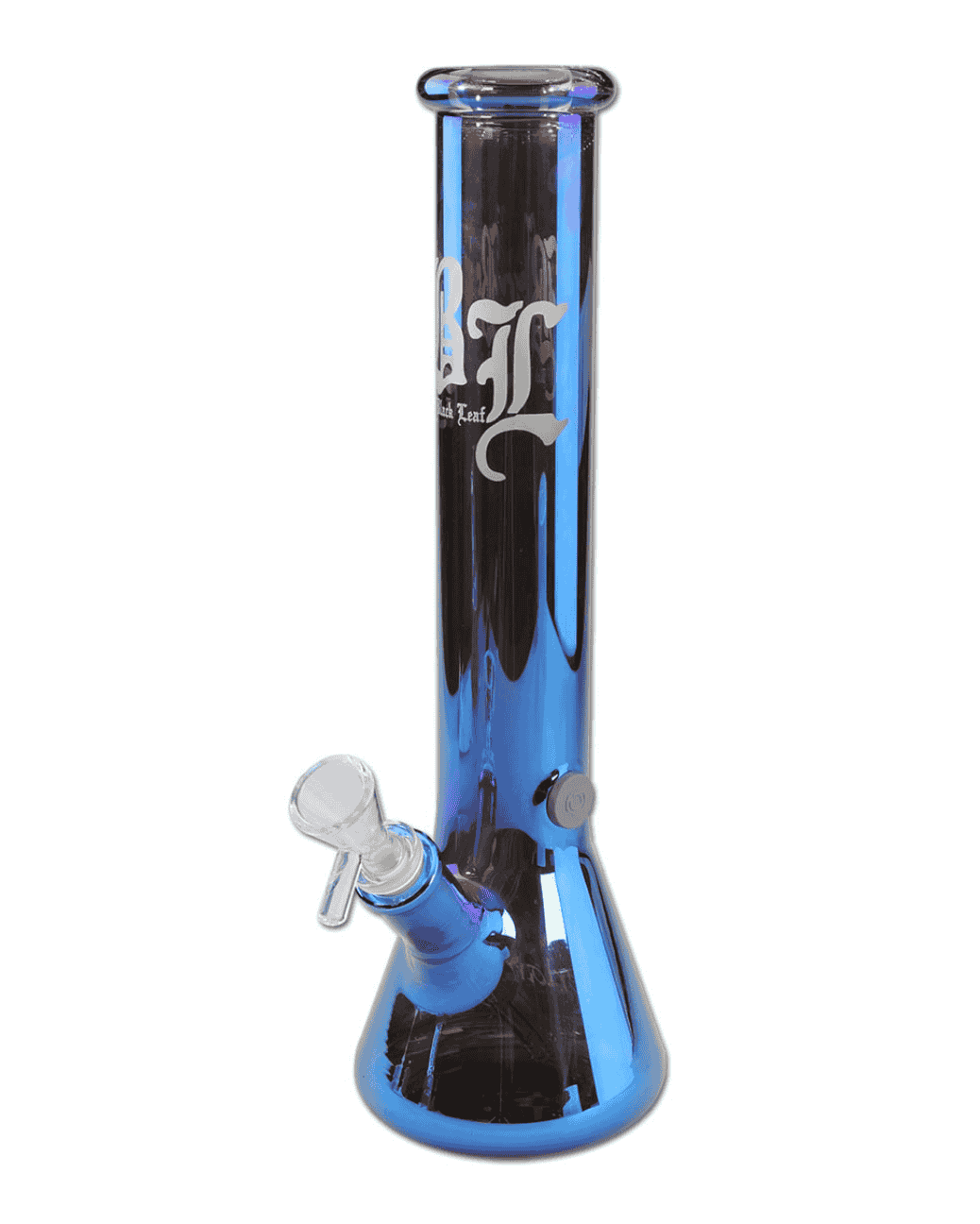 Black Leaf Kolbenbong Blau Metallic Frontansicht