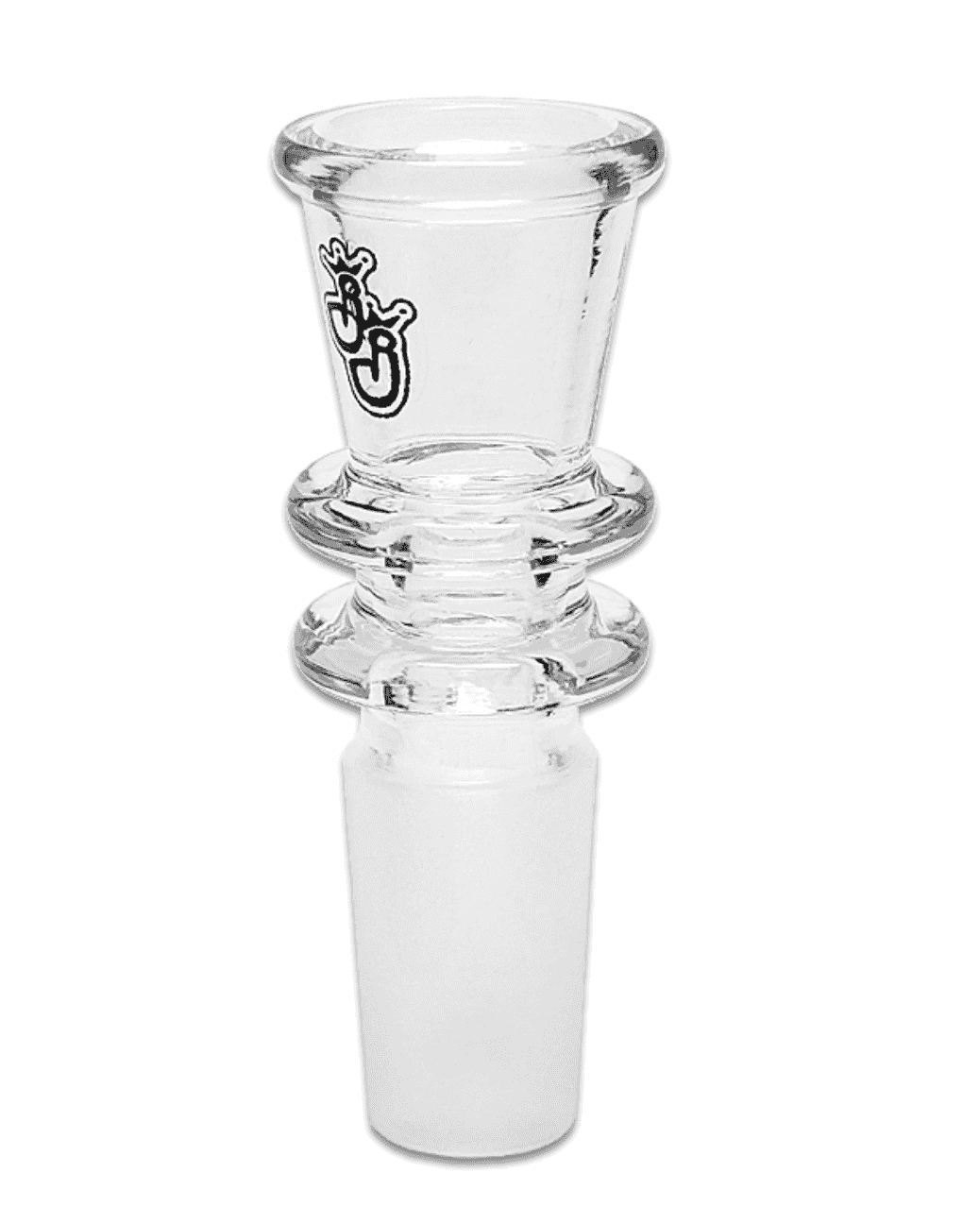 Frontansicht des Glas-Köpfchens B-009 mit 18,8 mm Schliff