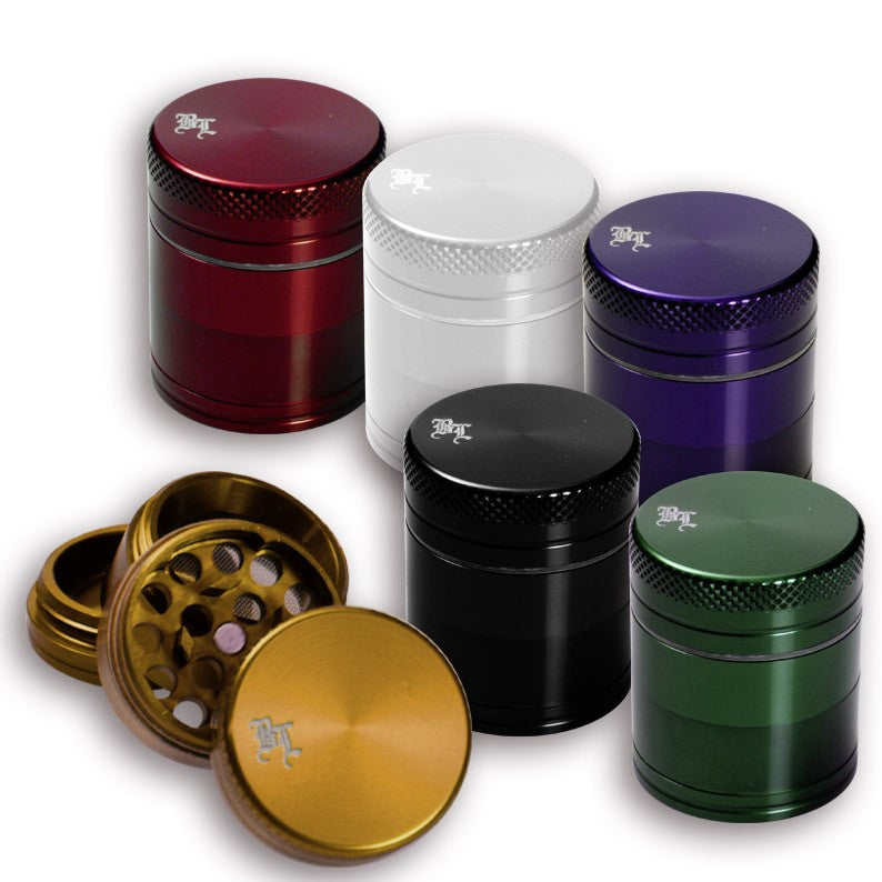 Black Leaf Grinder Mini 4-teilig - golden