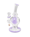 Kleine Glasbong mit Kugelperkolator & Diffusor – 20 cm hoch