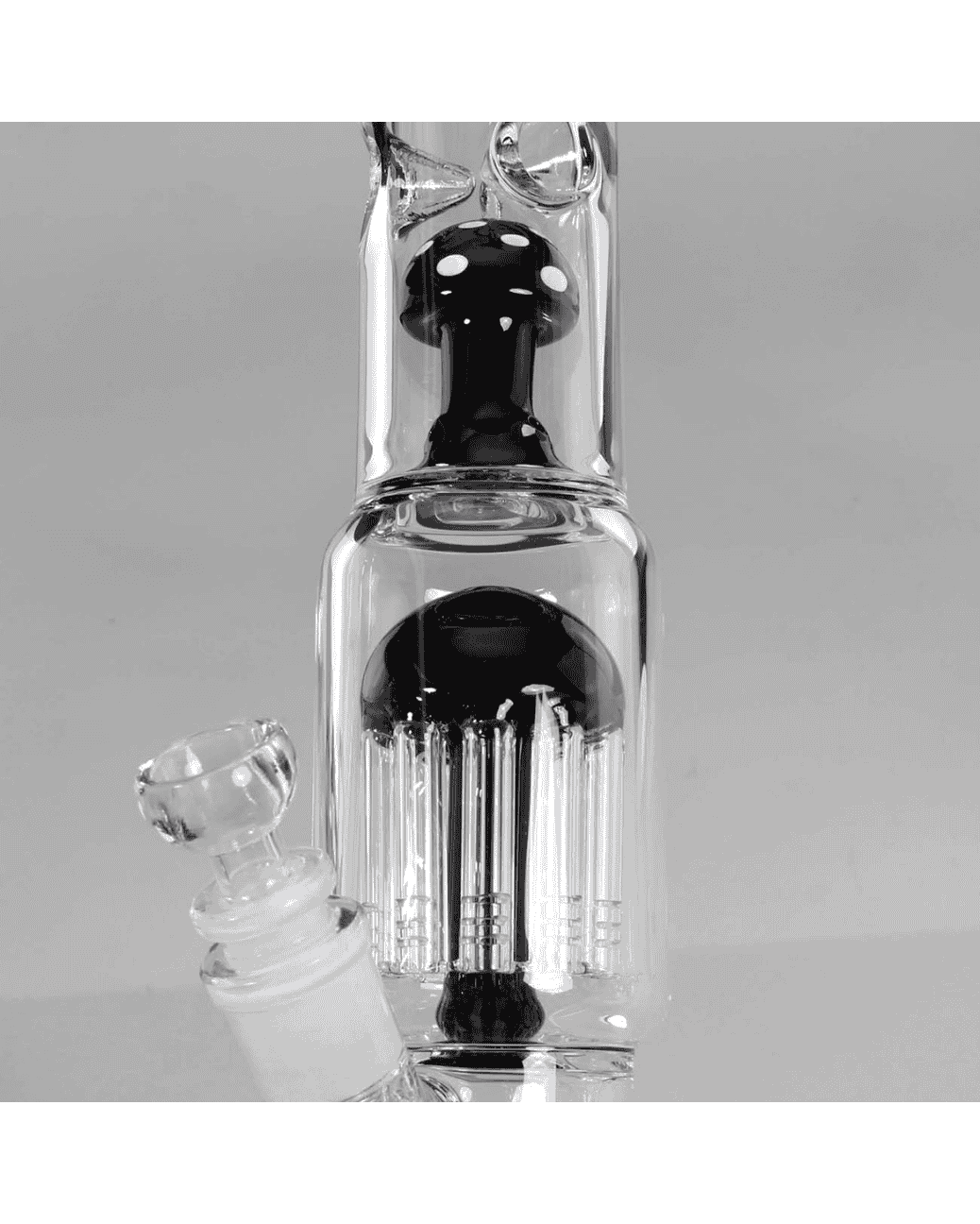 Icebong mit Eisdornen, Kickloch und Mushroom Spritzschutz