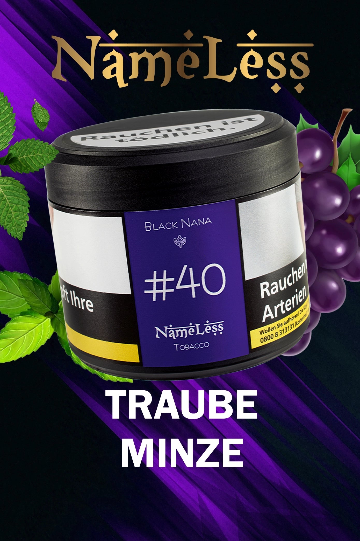 Nameless Tabak #40 Black Nana 200g