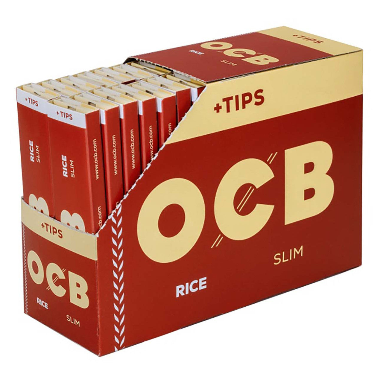 OCB Rice Papers Slim + Tips