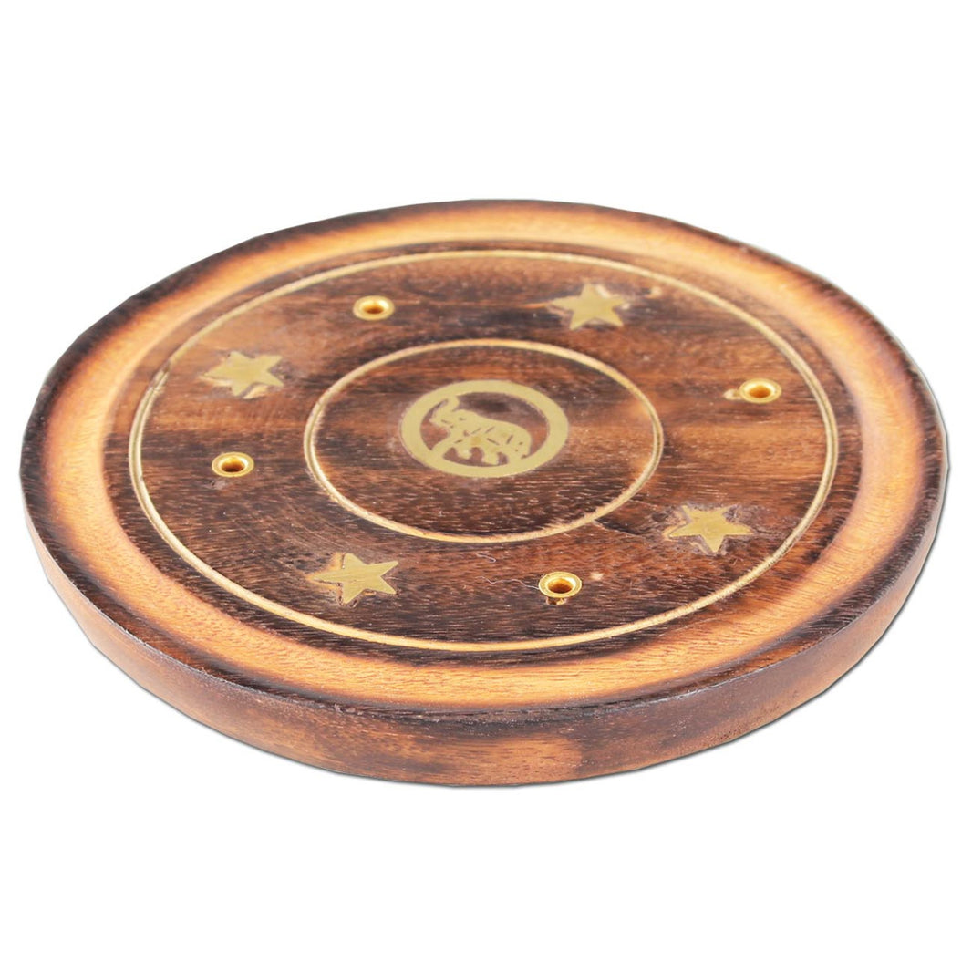 Räucherstäbchenhalter aus Mangoholz - Variante-15