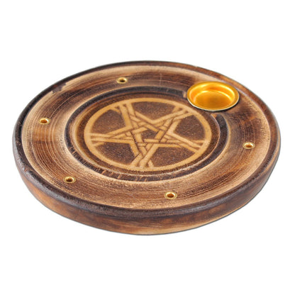 Räucherstäbchenhalter aus Mangoholz - Variante-16