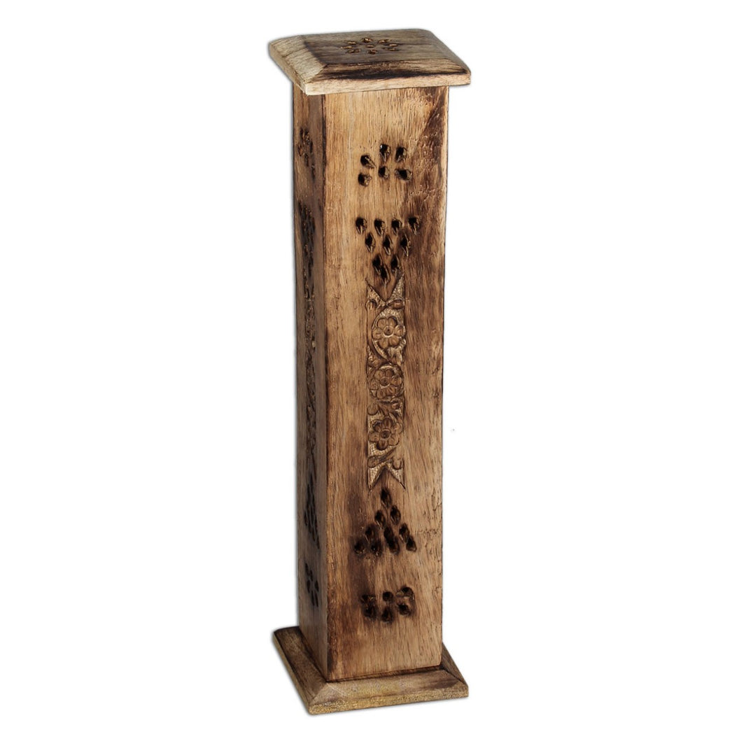 Räucherstäbchenhalter aus Mangoholz - Variante-3