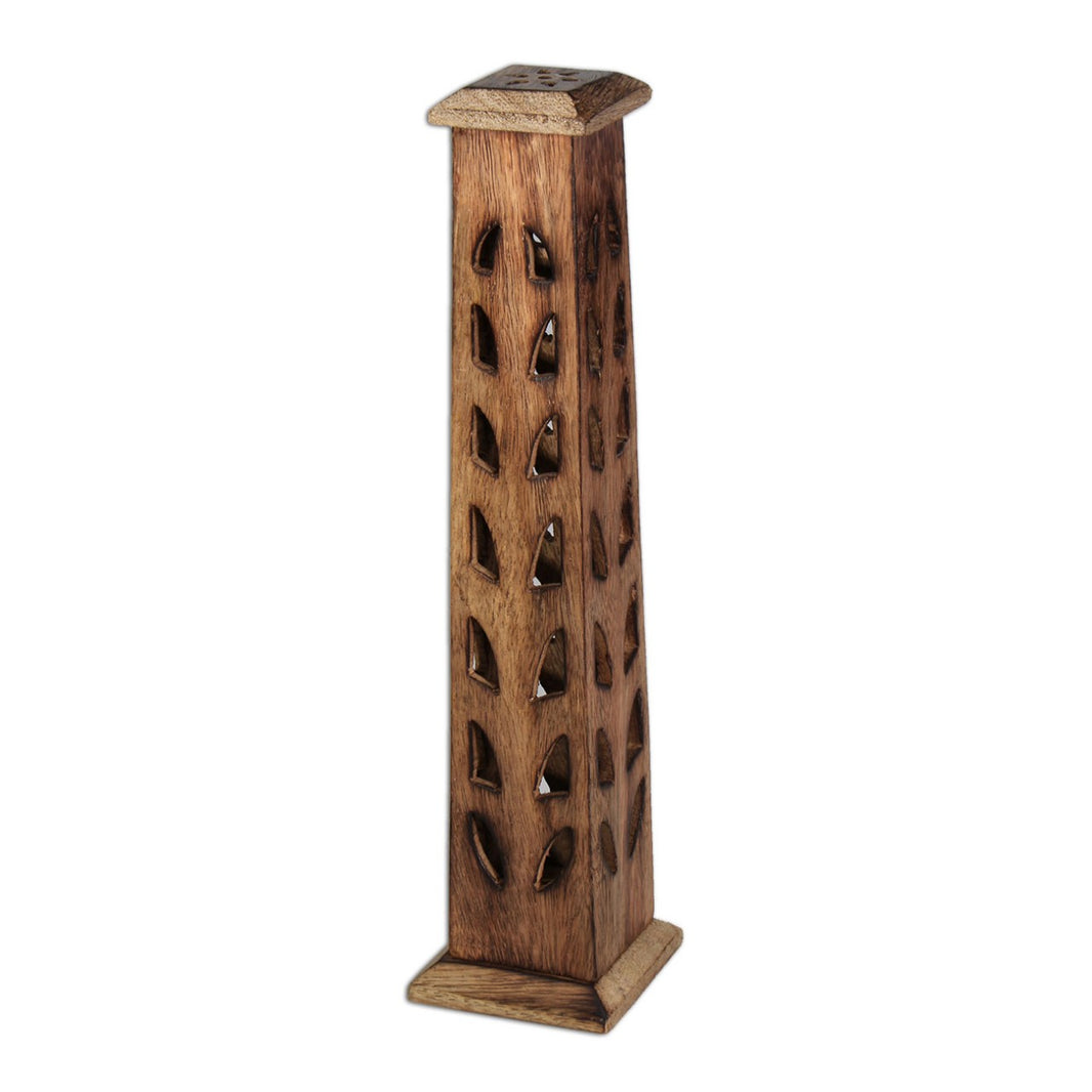 Räucherstäbchenhalter aus Mangoholz - Variante-10