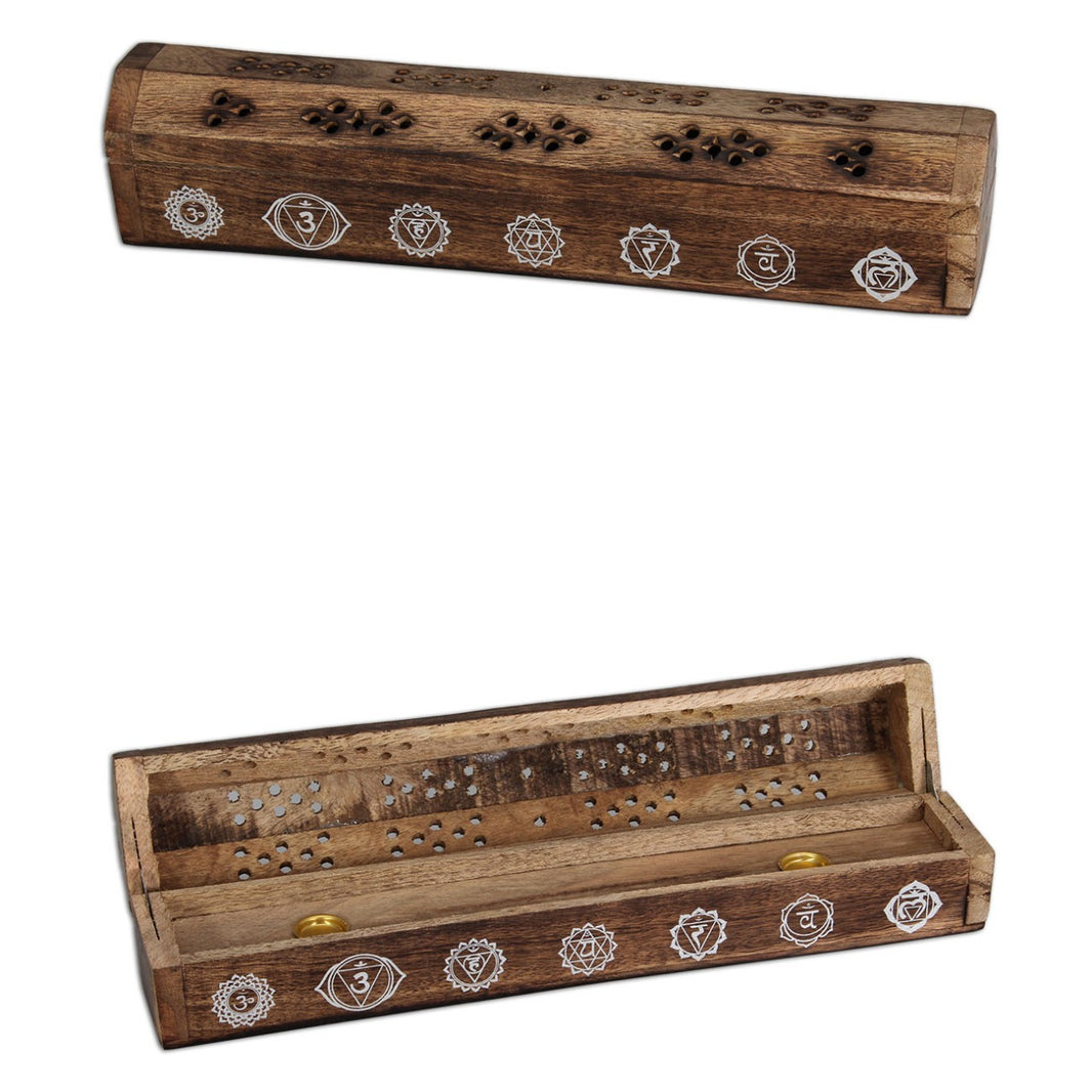 Räucherstäbchenhalter aus Mangoholz - Variante-11