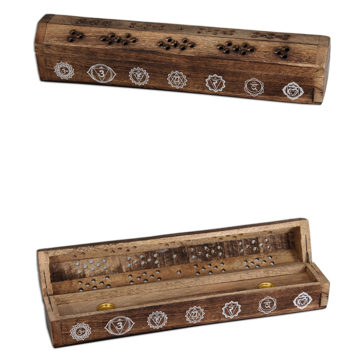 Räucherstäbchenhalter aus Mangoholz - Variante-11