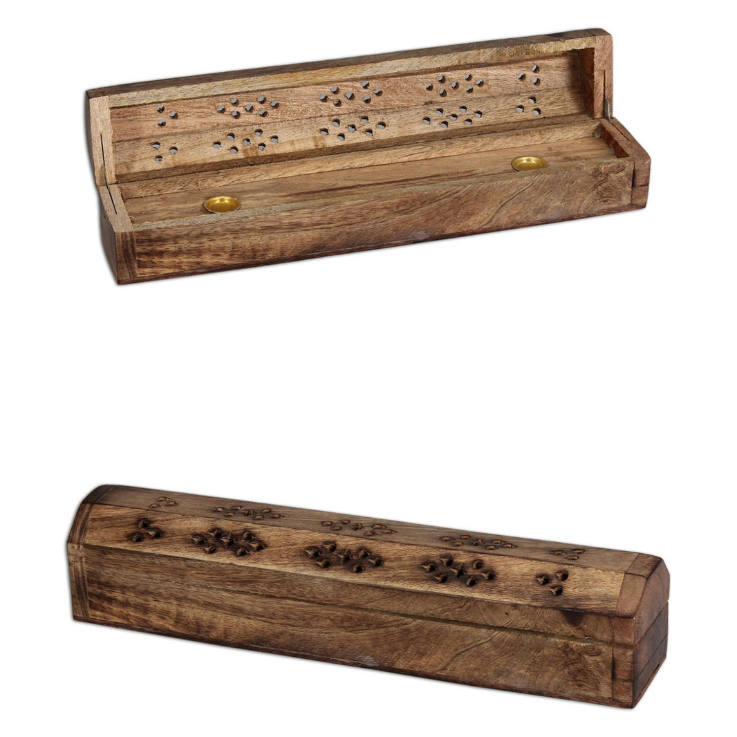 Räucherstäbchenhalter aus Mangoholz - Variante-12
