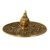 Räucherstäbchenhalter Metall Buddhakopf - Weißmetall