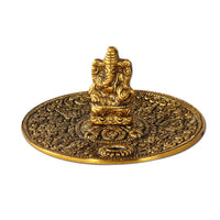 Räucherstäbchenhalter Metall Ganesha - Weißmetall