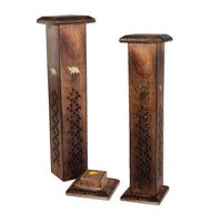 Räucherstäbchenhalter aus Mangoholz - Variante-1