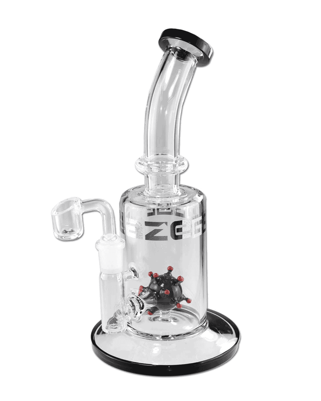 Robuste Blaze Ölpfeife mit Lochperkolator und kompaktem Design