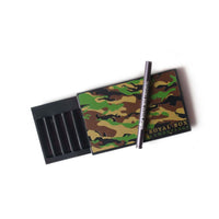 Royal Box Black Camouflage Snuff Box + Röhrchen