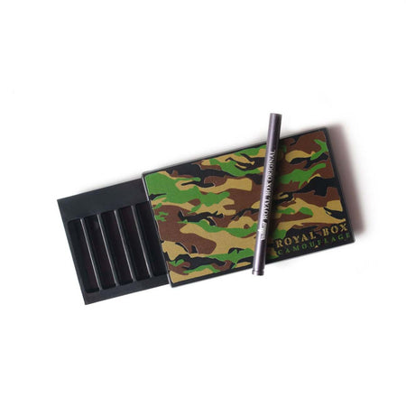 Royal Box Black Camouflage Snuff Box + Röhrchen