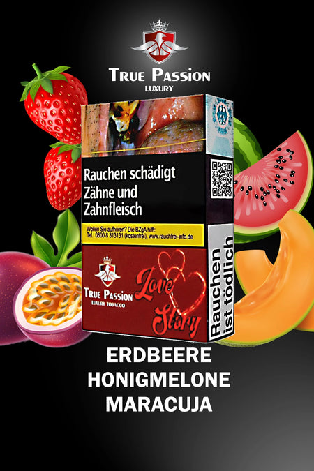 True Passion Tobacco Love Story 20 g (paquet individuel)