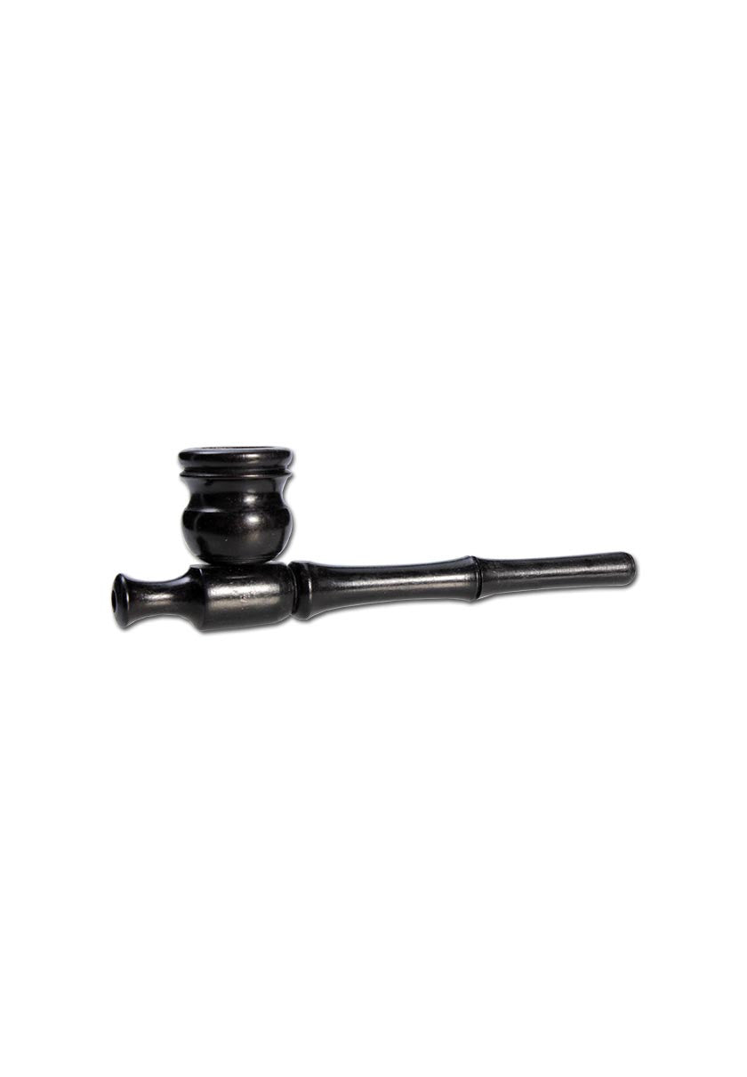 Ebenholz-Pfeife geschraubt Kawum - 150 mm