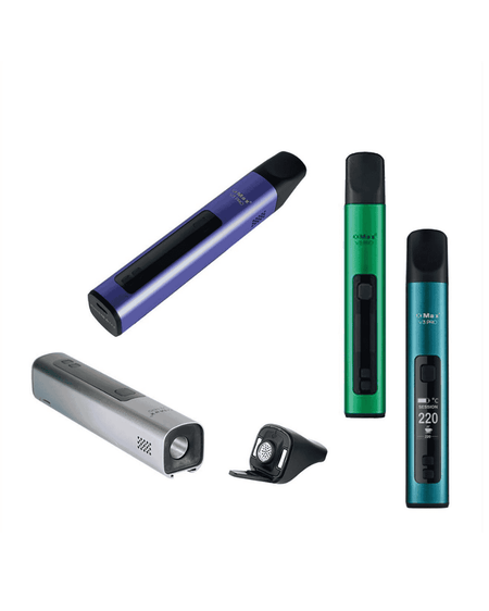 Zubehör des XMAX V3 PRO Vaporizers mit Wax-Cup und Reinigungsset