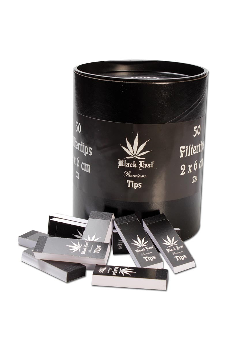Black Leaf Premium Filter Tips - 20x60 mm