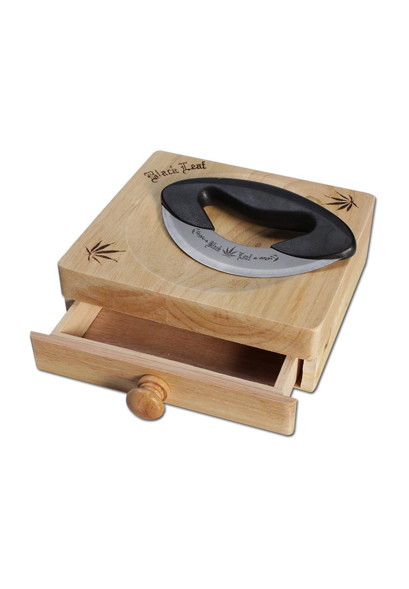 Black Leaf Weedboard mit Schublade